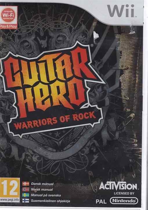 Guitar Hero Warriors of Rock - Nintendo Wii (B Grade) (Genbrug)
